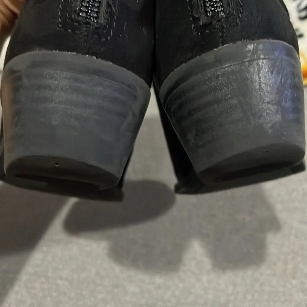 Old Navy Pointy Black Ankle Boots